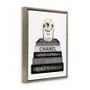 Stupell Industries Monochrome Fashion Designer Bookstack, 25" x 31" - 3 of 4