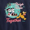 Boys' - Disney - Mickey, Minnie, & Pluto Sleigh Ride Together Christmas Graphic Long Sleeve Fleece Sweatshirt - 2 of 4