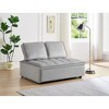 SKRAN Convertible Sleeping Sofa Bed,1 Back Pillow, Removable Back, Space Saving for Living Room & Apartment - 4 of 4
