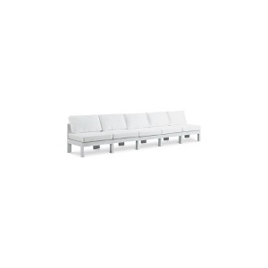 Meridian Furniture,Nizuc Water Resistant Fabric Outdoor Patio Modular Sofa - 1 of 4