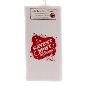 RED AND WHITE KITCHEN COMPANY 24.0 Inch Gayest Spot Flour Sack Towel 50'S Kitchen 100% Cotton Kitchen Towel - 1 of 3