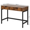 Computer Desk, Dressing Table With 2 Drawers,Work Table Home Office Table - 3 of 4
