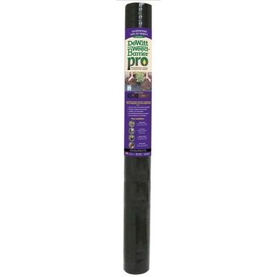 DeWitt Weed Barrier Pro 3 Ounce Landscape Ground Cover Fabric Roll, 4 x 300 Feet