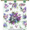 Manual Woodworkers and Weavers Whisper Wings Wall Hanging by Lena Liu with Verse and Finial Rod, 26x36 Inches, Inspirational Cotton Tapestry - 2 of 3