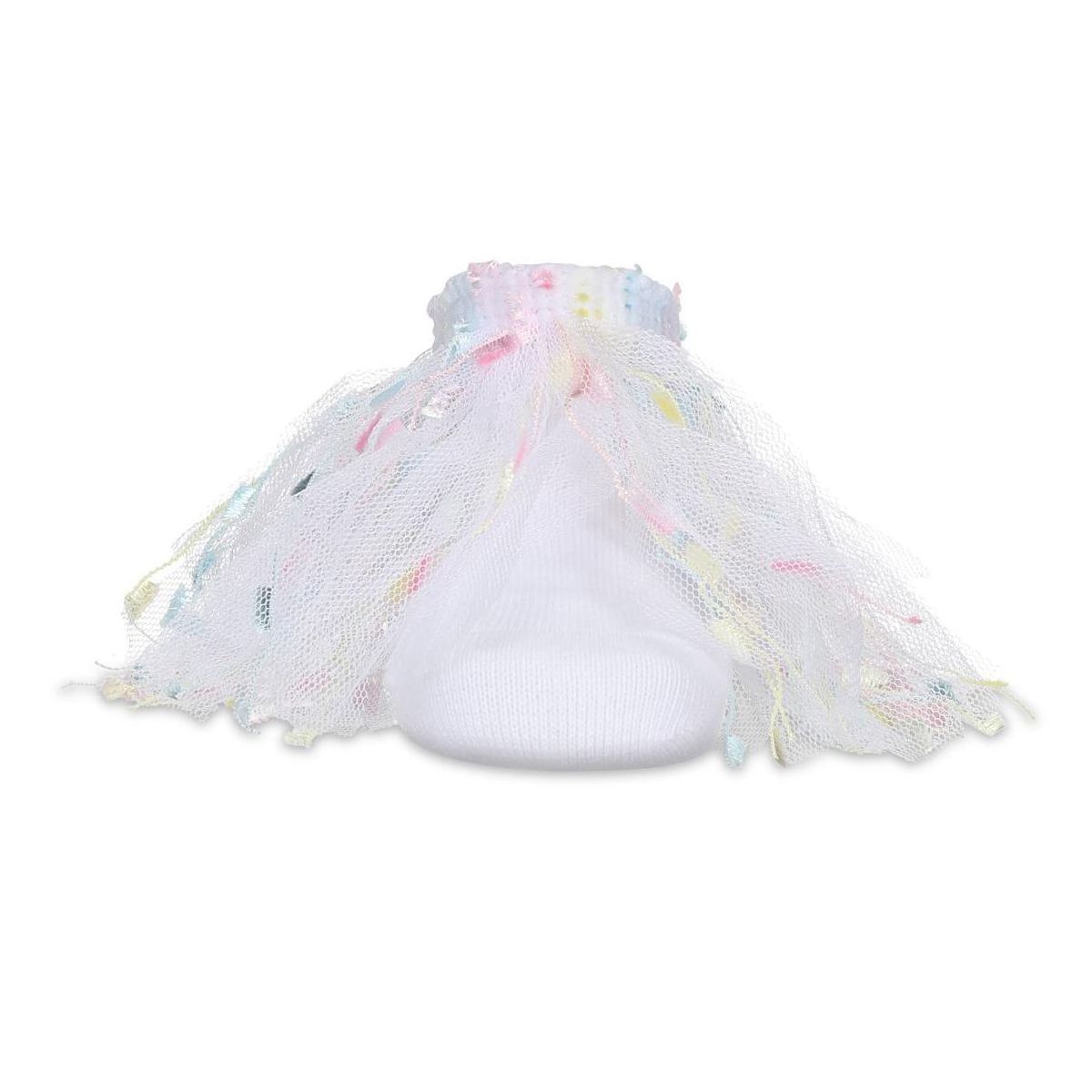Memoi Girls Confetti Cotton Blend Anklet Sock - thumbnail 2