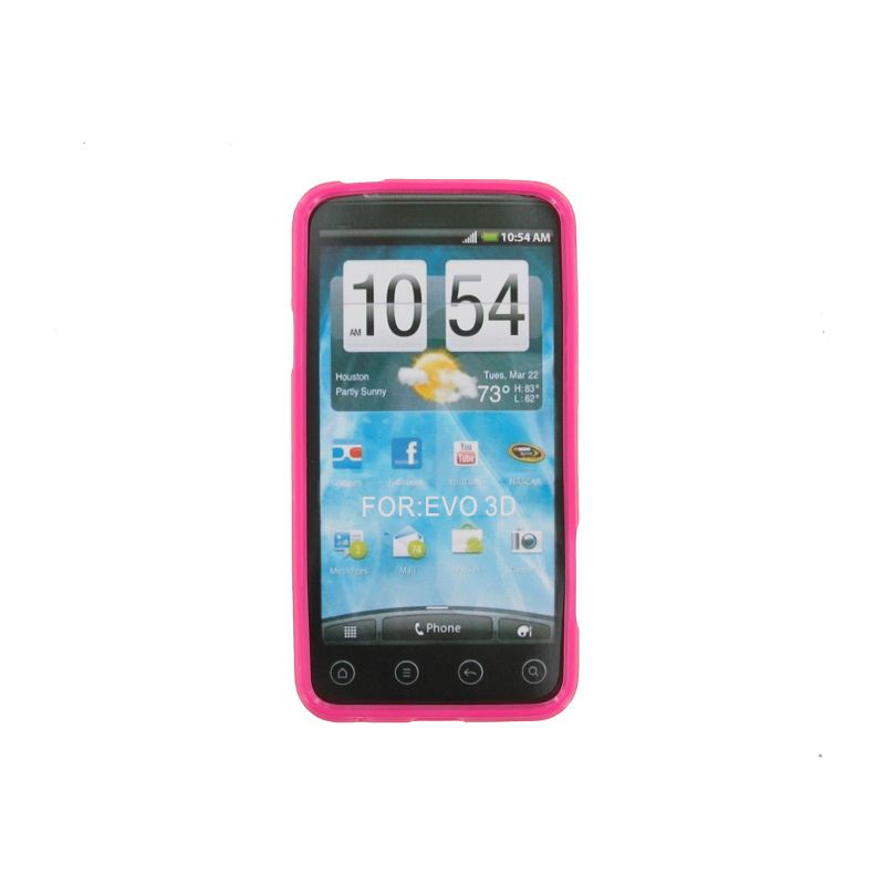 Technocel Slider Skin Case Cover HTC EVO 3D (Pink), 1 of 3