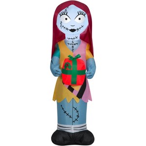 Nightmare Before Christmas Airblown Inflatable Sally with Gift Box, 3.5 ft Tall - 1 of 4