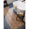Mark & Day Candi 8'x10' Rectangle Washable Woven Indoor Area Rugs Pecan/Dark Gray: Stain-Resistant, Bohemian Style - 2 of 4