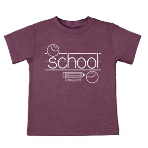 The Juniper Shop SmileyWorld School Handwriting Lines Toddler Short Sleeve Tee - 1 of 4