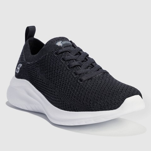 Женские кроссовки S SPORT BY SKECHERS Women's Resse 2.0 Elastic Gore Sneakers - Black 7: Cushioned Insole, Soft Outsole