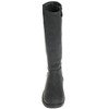 bebe Girl's Fashion Boots, Tall Knee-High Comfy Chelsea Boots with Elastic Gore and Padded Counter for Girls - 4 of 4