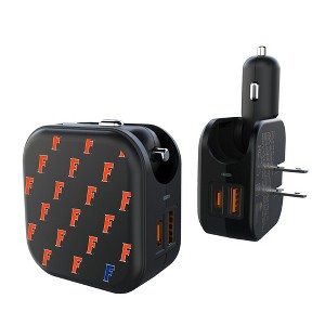 NCAA SEC Universities Fashion Pattern 18-Watt 2 in 1 USB A/C Charger - 1 of 3