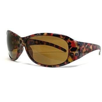 Calabria 645SB Ladies Oversized Bi-Focal Reading Sunglasses in Red Tortoise/Amber Brown +3.00-(Frame Width: 140mm|Lens Height: 49mm|Lens Width: 60mm)