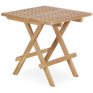 Acoinel HDPE Patio End Table for Outdoor - 1 of 4