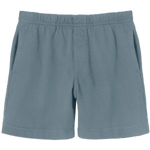 City Threads USA-Made Cotton Boys Soft Above-Knee Side Pocket Shorts, UPF 50+ - 1 of 4