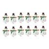 Ceramic Snowman Bell Ornament (Set of 12) - 3 of 3