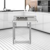 40In Outdoor Freestanding Kitchen Sink with Hot & Cold Water, Single Bowl with Drainboard, Stainless Steel - 3 of 4