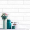 Tempaper & Co.® Wood Planks Removable Peel and Stick Wallpaper, Shiplap White, 28 sq ft: Kitchen Adhesive, Washable - 4 of 4