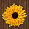 Charming Burlap Sunflower 22" Wreath, Vintage Front Door Decor with Rustic Farmhouse Style| OrnamentallyYou - 2 of 4