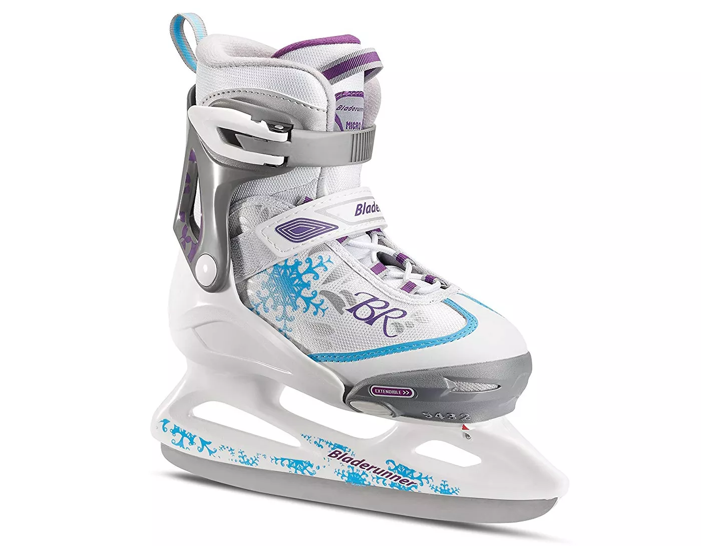 滑旱冰银翼微型冰可调溜冰鞋