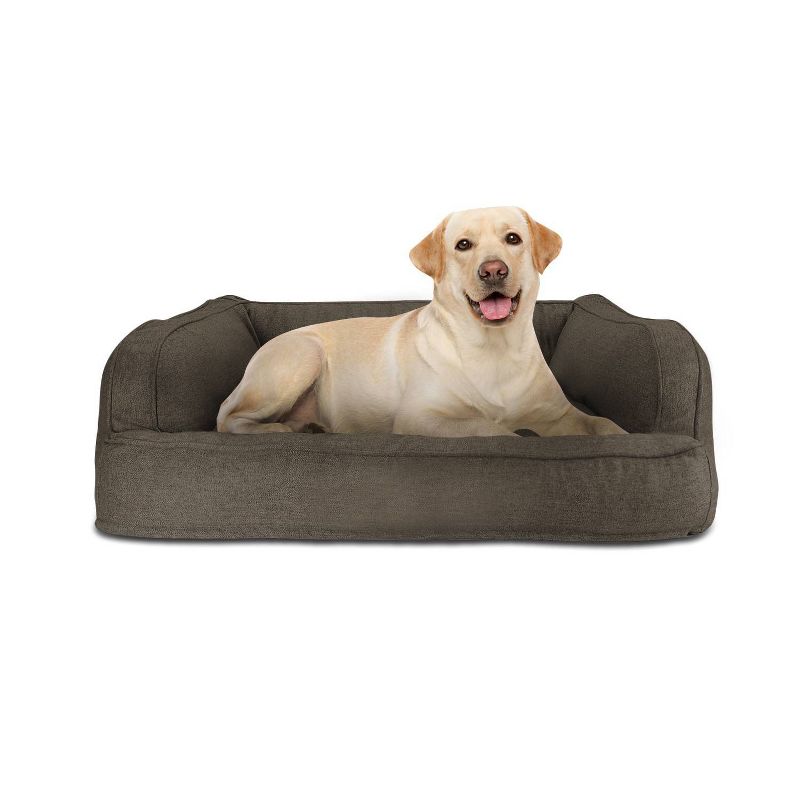 Canine Creations Sofa Rectangle Dog Bed - Brown, 1 of 7