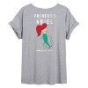 Women's - Disney Princess - Princess Ariel Oversized Graphic T-Shirt - 2 of 4