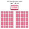Big Dot of Happiness It’s a Girl - Mini Candy Bar Wrapper Stickers - Pink Baby Shower Small Favors - 40 Count - 3 of 4
