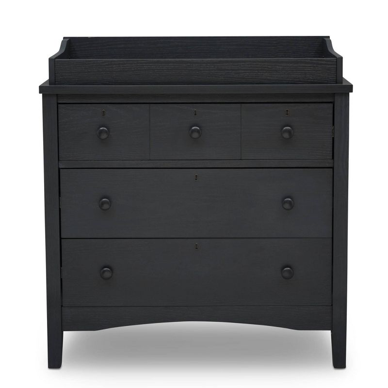 Delta Children Farmhouse 3 Drawer Dresser with Changing Top and Interlocking Drawers, 1 of 17