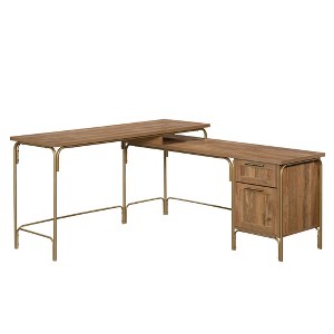 NicBex L-Shaped Desk Modern Multifunctional Gaming Desk with Drawer, Natural Woodgrain Finish for Office, Study - 1 of 4