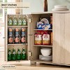 Kitchen Buffet Sideboard Cabinet with 4 Doors and Shelves, Modern Large Sideboard Buffet Storage Cabinet, 66" Coffee Bar Storage Cabinet - 4 of 4