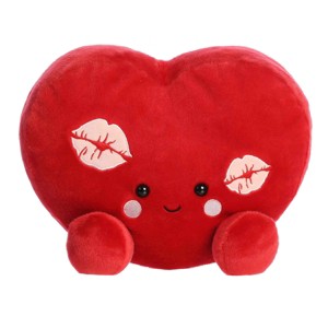 Aurora Medium Kimi Kisses Heart Palm Pals Party Sized Adorable Stuffed Animal Red 12" - 1 of 4