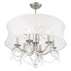 Livex Lighting Newcastle 6 - Light Chandelier in  Brushed Nickel - 4 of 4