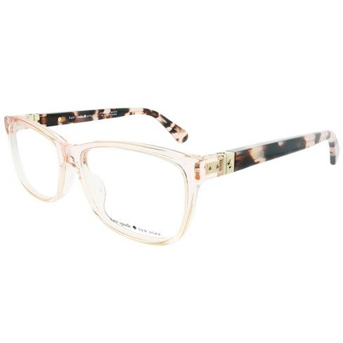 Kate Spade Ht8 Womens Rectangle Eyeglasses Pink Havana 52mm : Target