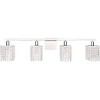 Elegant Lighting Phineas 4 light Chrome and Clear Crystals wall sconce - 3 of 4