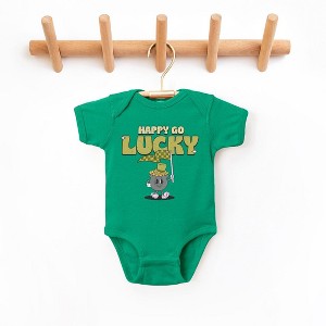 The Juniper Shop Happy Go Lucky Pot Of Gold Baby Bodysuit - 1 of 2