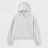 Girls' Cozy Fleece Hoodie Sweatshirt - All In Motion™ - 4 of 4