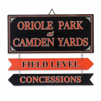 MLB Baltimore Orioles Baseball Logo Glass Framed Panel