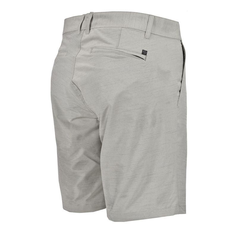 Burnside Men's Hybrid Stretch Cotton Blend Chino Shorts, 3 of 4