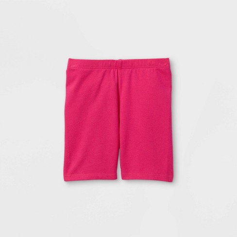Toddler Girls' Bike Shorts - Cat & Jack™ Pink 5t: Comfortable Stretch ...