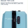 Luggage 3 Piece Set Suitcase Spinner Hardshell Lightweight TSA Lock for Travel,Busines - 4 of 4