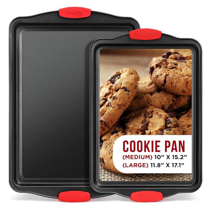 Bakken- Swiss Nonstick Cookie Sheet Pan Carbon Steel Oven Tray, 1 of 2