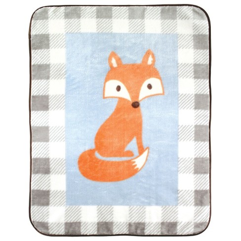 Luvable Friends Baby Boy High Pile Plush Blanket Fox One Size Target