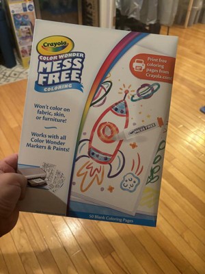 Crayola Color Wonder Mess Free Coloring Pages, Toddler Toys, Kindergarten  School Supplies, Blank Refill Paper - Walmart.com