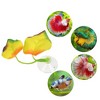 Unique Bargains Betta Fish Leaf Pad Hammock Plants for Fish Tank Yellow 2.56"x1.77" - 2 of 4