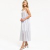 August Sky Women's Wide Stripe Midi Dress - 3 of 4