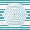 Best Choice Products 10ft Outdoor Steel Striped Market Patio Umbrella w/ Crank, Tilt Push Button, 6 Ribs - 4 of 4