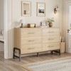 6 Dresser for Bedroom, 52" Wide Dresser, Wide Drawer with Storage Freestanding - 4 of 4
