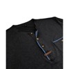 Men's Long Sleeve Henley Shirt with Chest Pocket,Button Down Collar Casual Tee,Solid Color Pullover Top for Men - 4 of 4