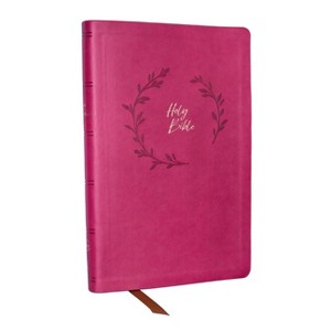 KJV Holy Bible: Value Ultra Thinline, Pink Leathersoft, Red Letter, Comfort Print: King James Version - by  Thomas Nelson (Leather Bound) - 1 of 1