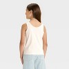 Girls' Pointelle Fitted Lace Trim Tank Top - Cat & Jack™ - 3 of 4